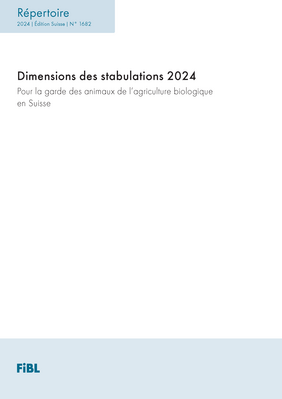 Cover: Dimensions des stabulations 2024